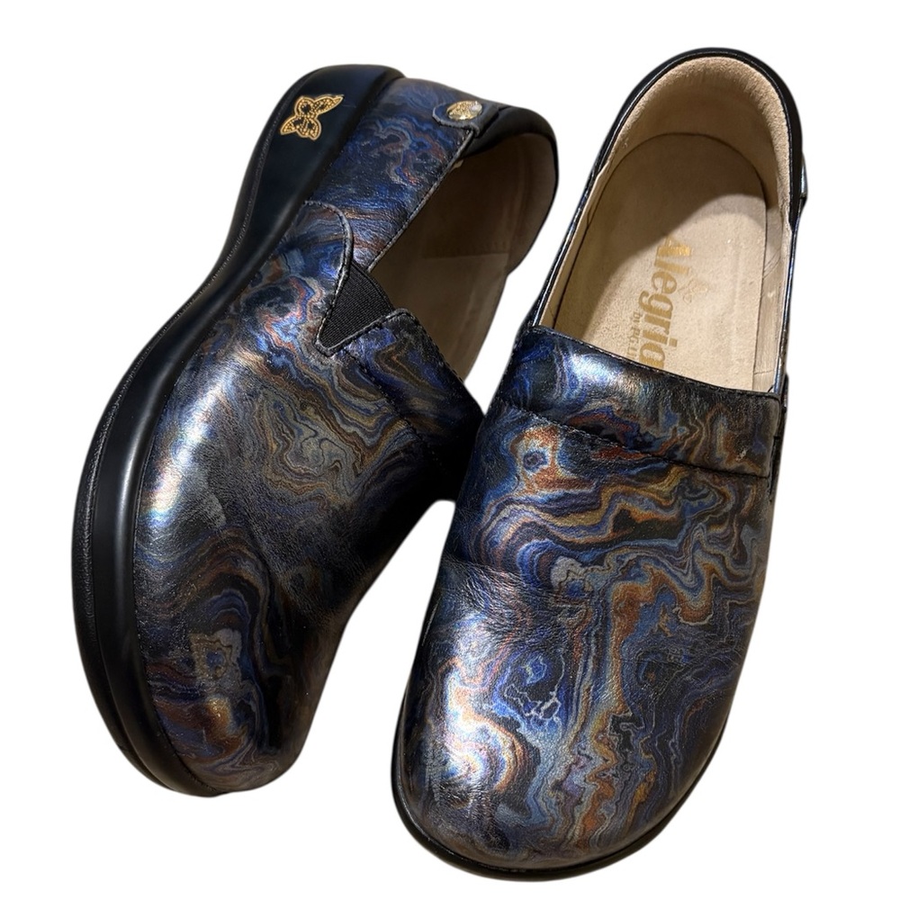 Alegria Leather Slip-On Shoes